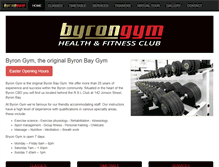 Tablet Screenshot of byrongym.com